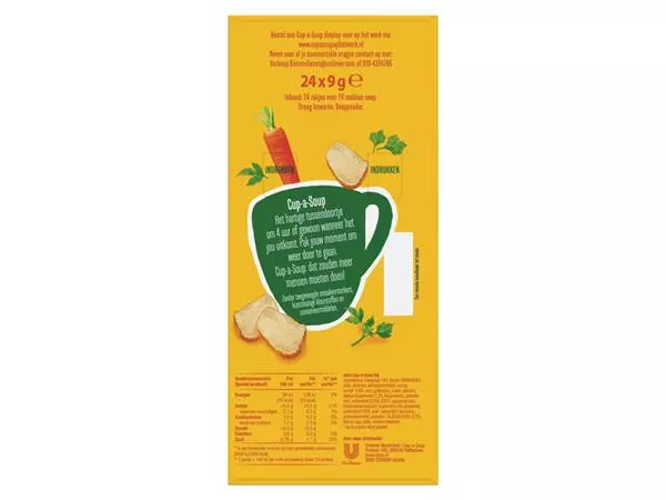 Een Cup-a-Soup Unox kip 24x140ml koop je bij Kantorice office & business supplies