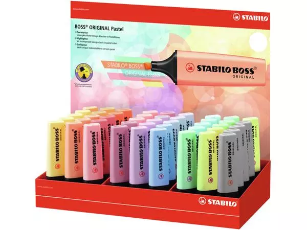 Een Markeerstift STABILO BOSS Original 70/45 pastel assorti koop je bij Clippz! Office Supplies