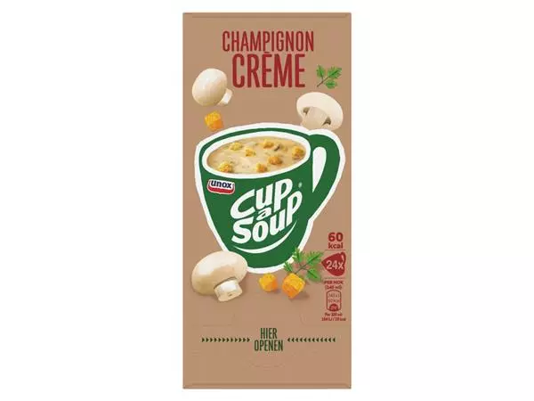 Een Cup-a-Soup Unox champignon crème 140ml koop je bij QuickOffice BV