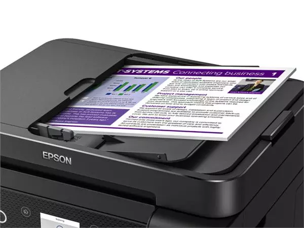 Een Multifunctional inktjet printer Epson Ecotank ET-3850 koop je bij Continu Kantoor