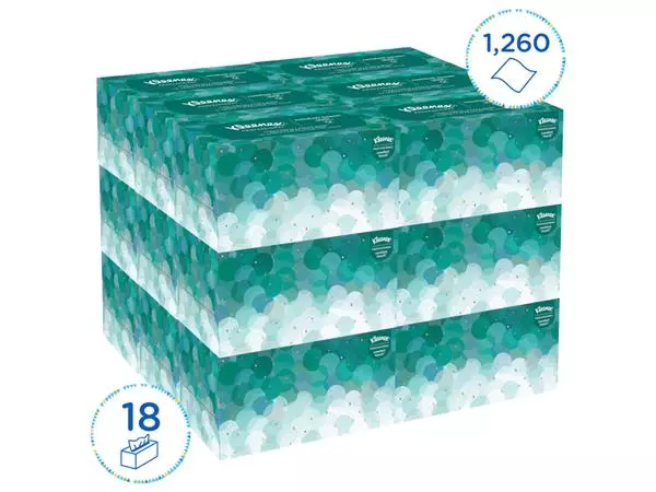 Een Handdoek Kleenex Ultra i-vouw 1-laags dispenserdoos 70vel wit 1126 koop je bij De Joma BV