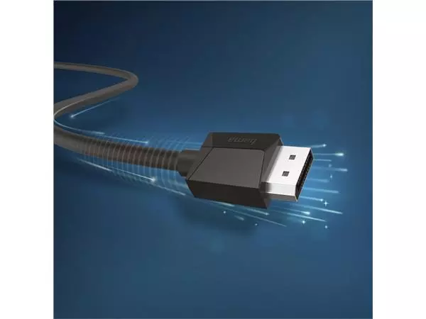 Een Kabel Hama Displayport 1,5 meter zwart koop je bij Sysdicom BV