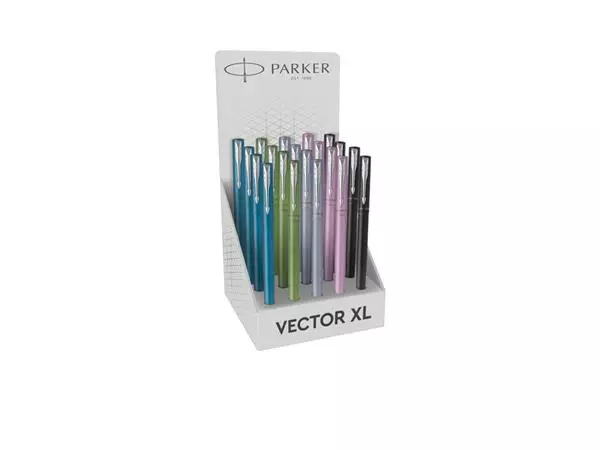 Een Vulpen Parker Vector XL assorti medium koop je bij Kantorice office & business supplies