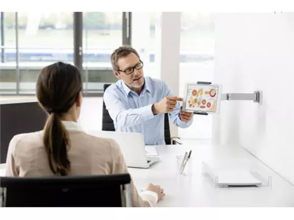 Een Tablethouder Durable wand arm koop je bij Heering Office