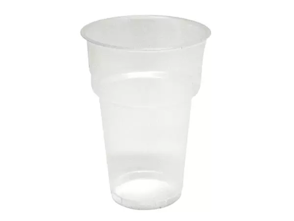 Beker IEZZY bier 250ml PP 50 stuks transparant