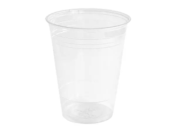 Een Beker IEZZY 300ml PET 50 stuks transparant koop je bij Kantorice office & business supplies