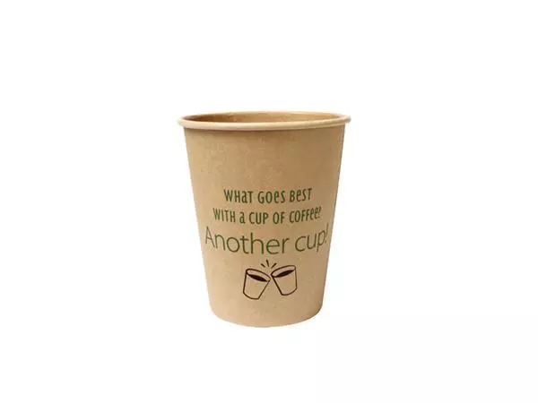 Een Beker IEZZY coffee-to-go 237ml karton 50 stuks koop je bij De Rijk Kantoorshop