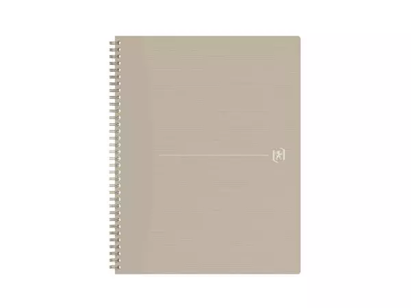 Een Cahier spirale Oxford Origin A4+ ligné 140 pages 80g sable koop je bij QuickOffice BV