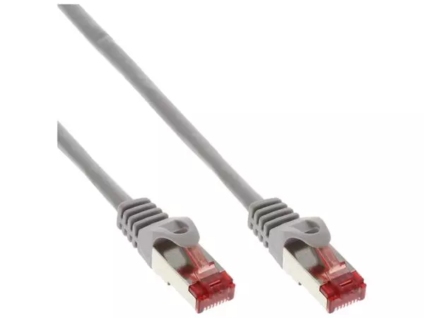 Een Kabel inLine patch CAT.6 S/FTP 1 meter grijs koop je bij Den Otter Kantoorpartners B.V.