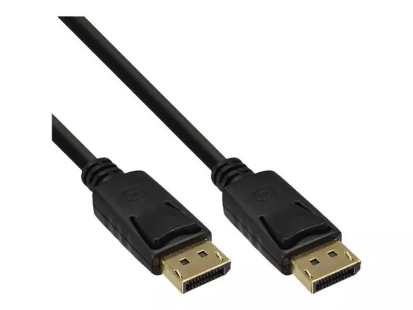 Kabel inLine displayport 4K60HZ M/M 2 meter zwart