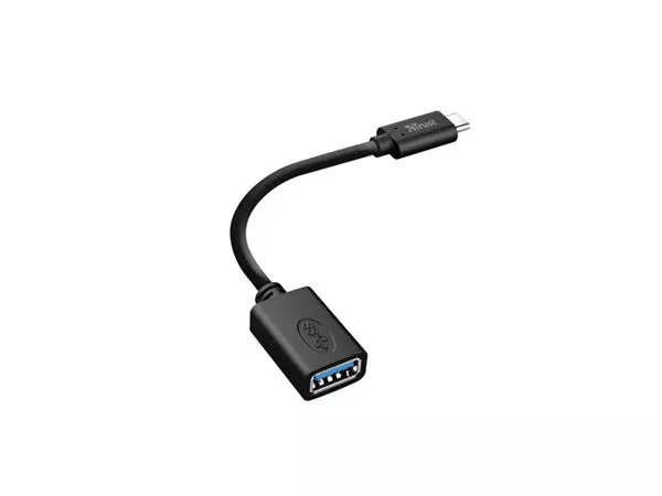 Een Adapterkabel Trust Calyx USB-C naar USB-A koop je bij iPlusoffice