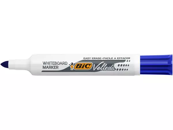 Viltstift Bic Velleda 1711 whiteboard rond large blauw