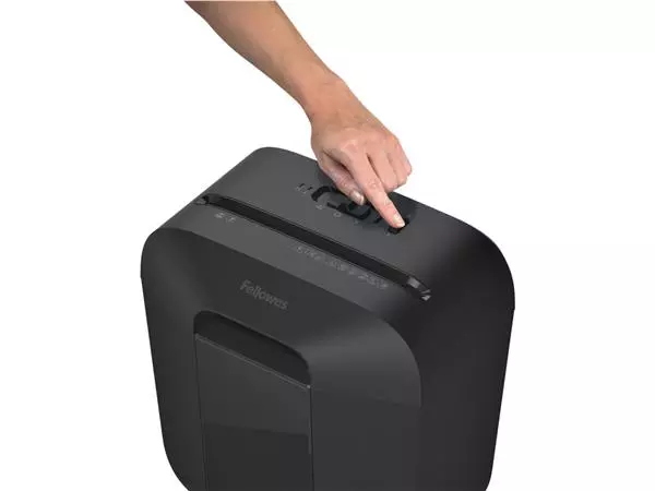 Een Papiervernietiger Fellowes LX25 4x37mm zwart koop je bij "De Waal" Kantoor Efficiency