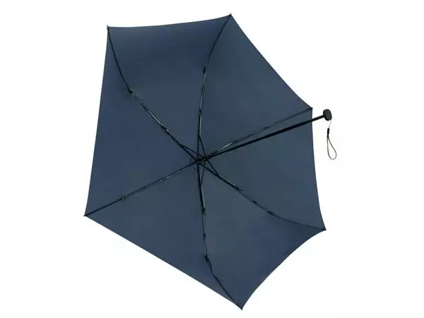 Een Paraplu Travellight® extreem licht opvouwbaar windproof doorsnede 90 cm donker blauw koop je bij Continu Kantoor