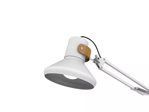 Een Bureaulamp Unilux Baya led bamboe wit koop je bij Topkantoor Repro Creatief