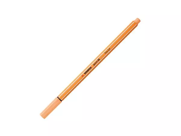 Een Fineliner STABILO point 88/25 fijn pastel oranje koop je bij Schellen Boek- en Kantoorboekhandel