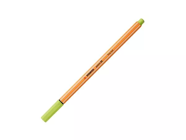 Een Fineliner STABILO point 88/14 fijn vleugje limoen koop je bij Clippz! Office Supplies