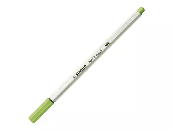 Een Brushstift STABILO Pen 568/34 pistache koop je bij Clippz! Office Supplies