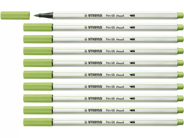 Een Brushstift STABILO Pen 568/34 pistache koop je bij Peter Wind