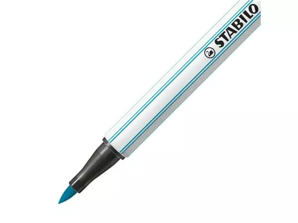 Een Brushstift STABILO Pen 568/31 lichtblauw koop je bij De Joma BV