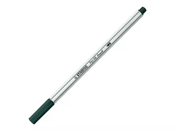 Een Brushstift STABILO Pen 568/63 aardegroen koop je bij QuickOffice BV