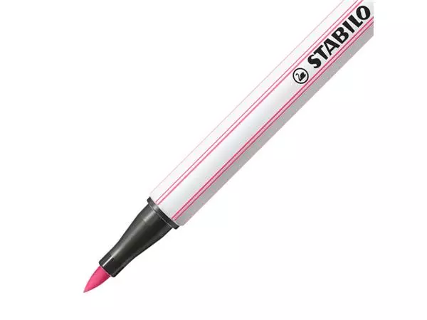 Een Brushstift STABILO Pen 568/29 roze koop je bij Peter Wind