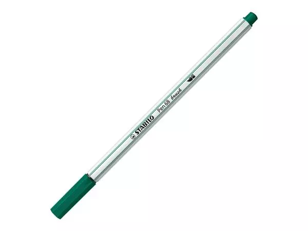 Een Brushstift STABILO Pen 568/53 turquoisegroen koop je bij De Rijk Kantoorshop