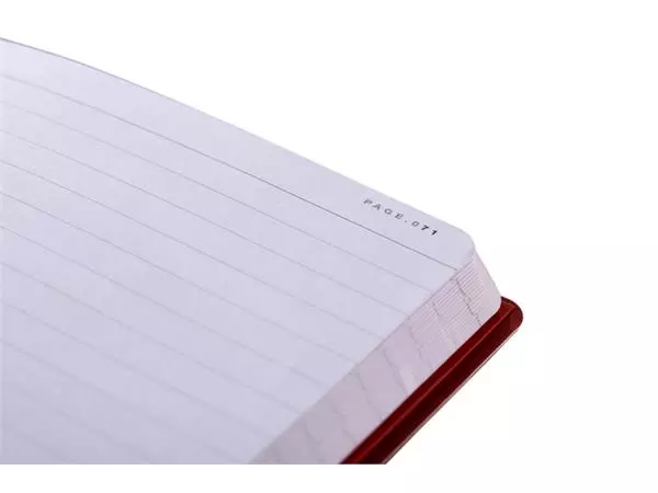 Een Notitieboek Oxford Black n' Red A5 business journal 72vel lijn koop je bij Clippz! Office Supplies