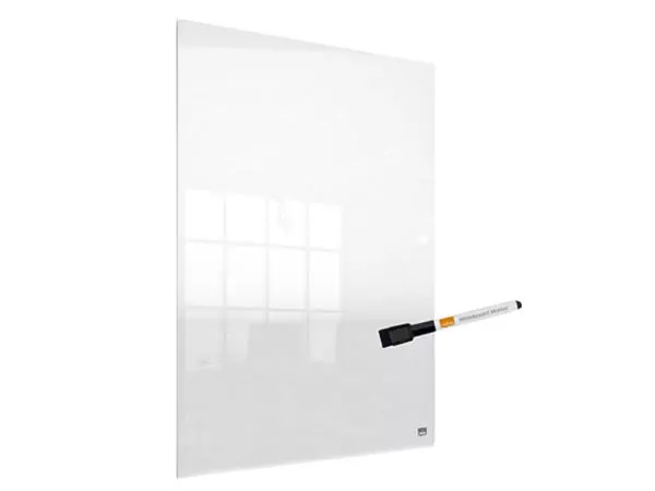 Een Whiteboard Nobo desk transparant acryl 600x450mm koop je bij All Office Kuipers BV