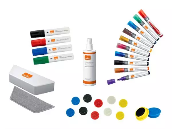 Een Whiteboard Accessoire Kit Nobo Move & Meet 37 stuks koop je bij Jacobs