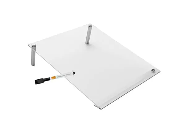 Een Notitiebord Nobo transparant acryl schuin A4 koop je bij All Office Kuipers BV