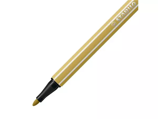 Een Viltstift STABILO Pen 68/66 medium khaki koop je bij Heering Office