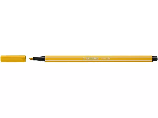 Een Viltstift STABILO Pen 68/87 medium curry koop je bij Kantorice office & business supplies