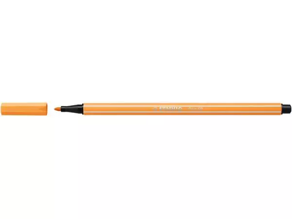 Een Viltstift STABILO Pen 68/85 medium papaja koop je bij Clippz! Office Supplies