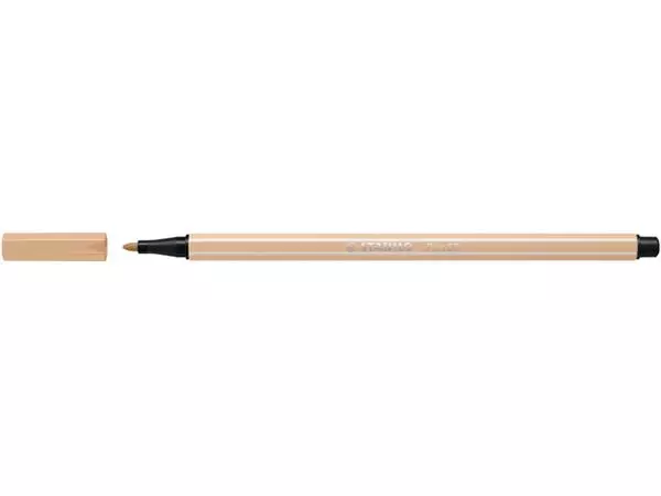 Een Viltstift STABILO Pen 68/86 medium nude koop je bij Clippz! Office Supplies