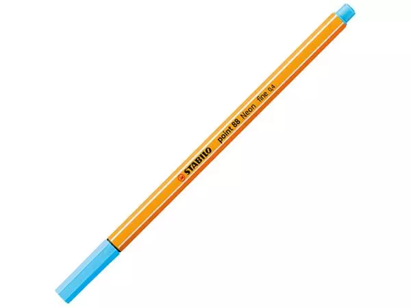 Een Fineliner STABILO point 88/031 fijn neon blauw koop je bij Sysdicom BV