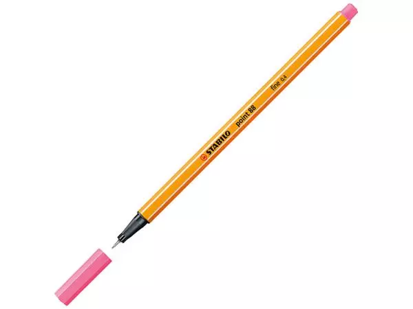 Een Fineliner STABILO point 88/29 fijn roze koop je bij van Kerkvoorde & Hollander B.V.