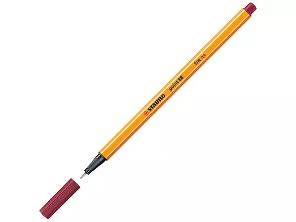 Een Fineliner STABILO point 88/19 fijn heidepaars koop je bij Clippz! Office Supplies