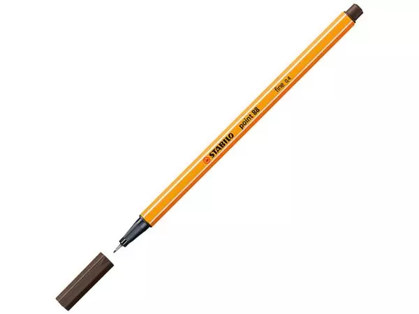 Een Fineliner STABILO point 88/65 fijn amber koop je bij Supply Mij