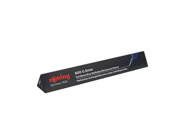 Een Vulpotlood rOtring 600 0,5mm blauw koop je bij Quality Office Supplies