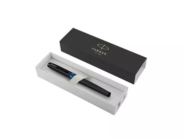 Een Rollerpen Parker IM blackbBlue vibrant ring fijn koop je bij Kantorice office & business supplies