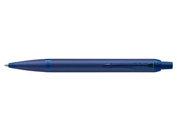 Een Balpen Parker IM Monochrome blue medium koop je bij iPlusoffice