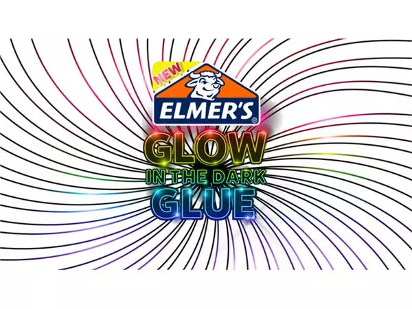 Een Kinderlijm Elmer's glow in the dark naturel koop je bij Draais.com