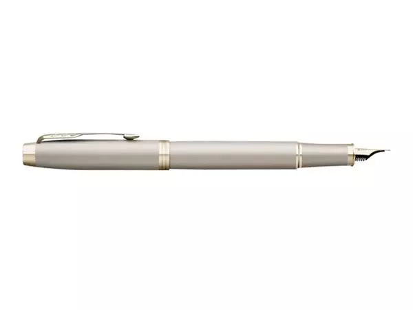 Een Vulpen Parker IM Monochrome champagne medium koop je bij De Rijk Kantoorshop