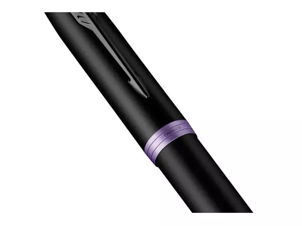 Een Vulpen Parker IM black purple vibrant ring medium koop je bij Holster Kantoortotaal