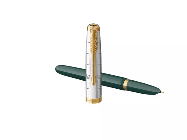 Een Vulpen Parker 51 Premium forest green GT fijn koop je bij Kantorice office & business supplies