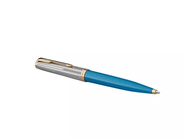 Een Balpen Parker 51 Premium turquoise GT medium koop je bij Peter Wind