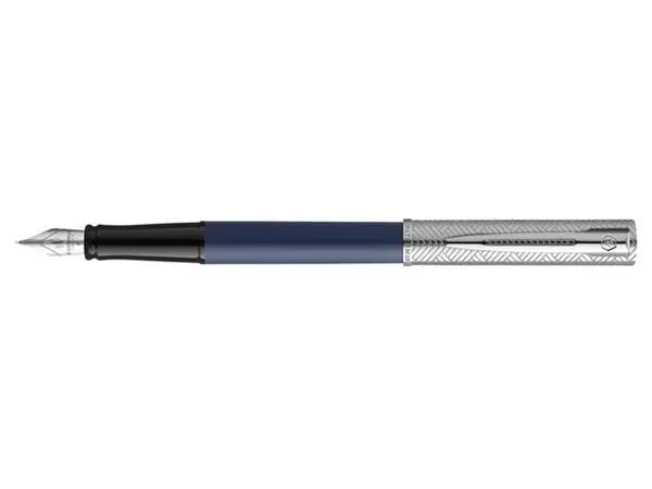 Een Vulpen Waterman Allure DeLuxe blue fijn koop je bij De Rijk Kantoorshop