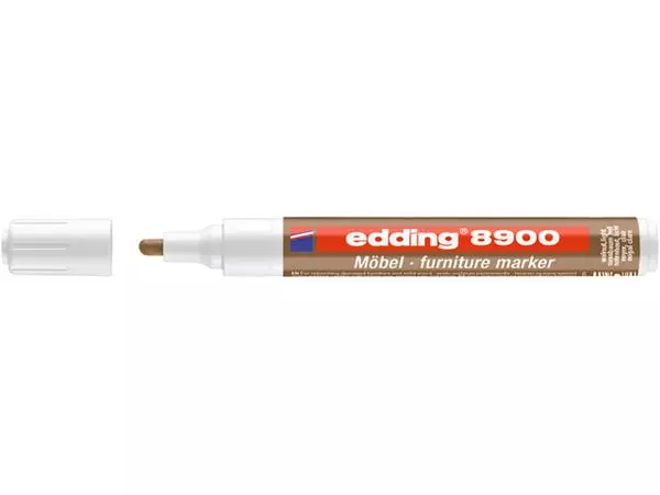 Een Viltstift edding 8900 meubel rond 1.5-2mm licht notenhout blister à 1 stuk koop je bij Sysdicom BV