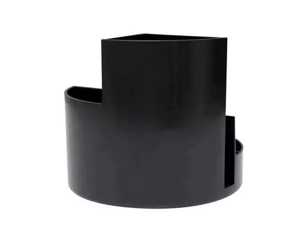 Een Pennenkoker MAUL roundbox recycled 6 vaks zwart koop je bij All Office Kuipers BV